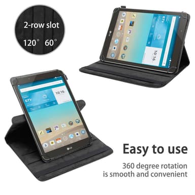 LG G Pad F (8.0 tomme) deksel til nettbrett (svart)