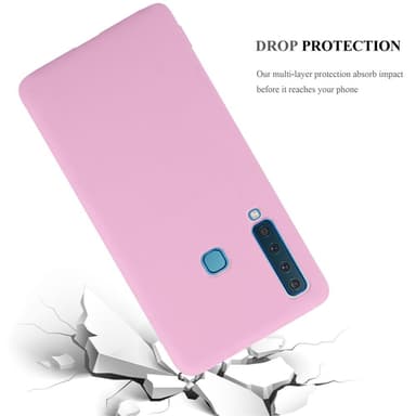 Deksel Samsung Galaxy A9 2018 Silikon cover (rosa)