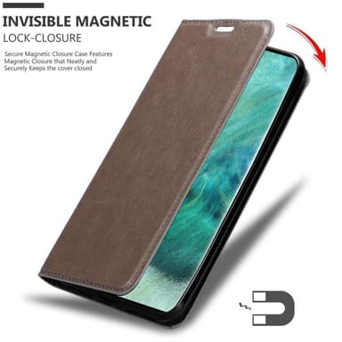 Oppo FIND X2 lommebokdeksel case (brun)