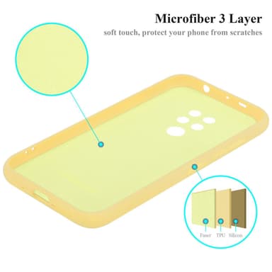 Huawei MATE 20 silikondeksel case (gul)