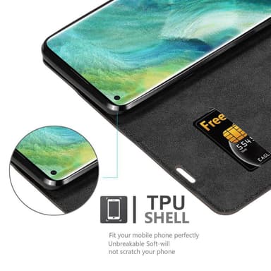 Oppo FIND X2 lommebokdeksel case (brun)