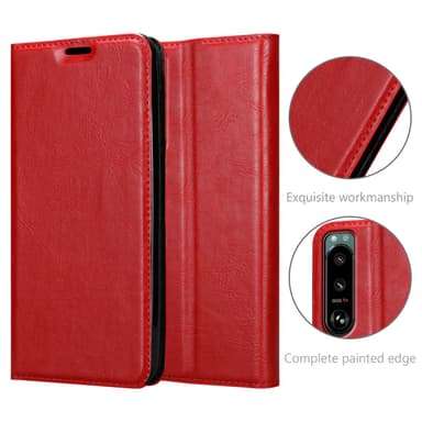 Sony Xperia 5 III lommebokdeksel case (rød)