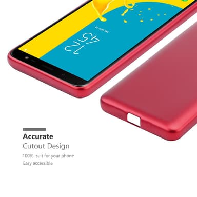 Deksel Samsung Galaxy J6 2018 Case Cover (rød)