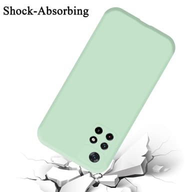 Xiaomi POCO M4 PRO 5G silikondeksel case (grønn)