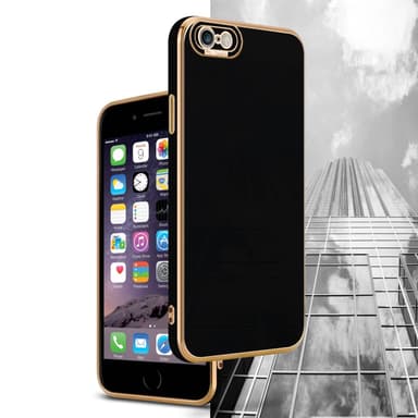 iPhone 6 PLUS / 6S PLUS silikondeksel cover (svart)