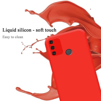Honor 9A silikondeksel case (rød)