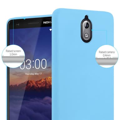 Deksel Nokia 3.1 Silikon cover (blå)