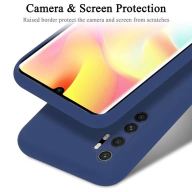 Xiaomi Mi NOTE 10 LITE silikondeksel case (Blå)