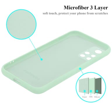 Xiaomi POCO M4 PRO 5G silikondeksel case (grønn)