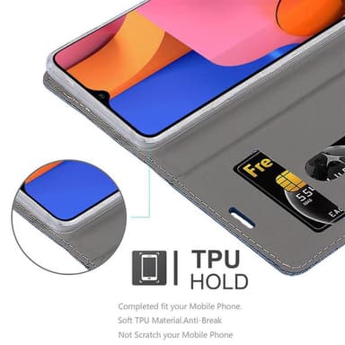 Samsung Galaxy A21 lommebokdeksel etui (blå)
