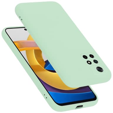 Xiaomi POCO M4 PRO 5G silikondeksel case (grønn)