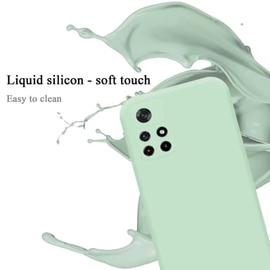 Xiaomi POCO M4 PRO 5G silikondeksel case (grønn)