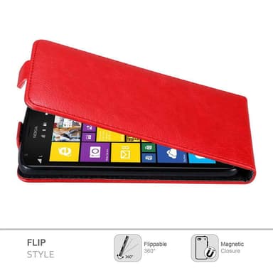 Nokia Lumia 1520 deksel flip cover (rød)