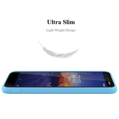 Deksel Nokia 3.1 Silikon cover (blå)