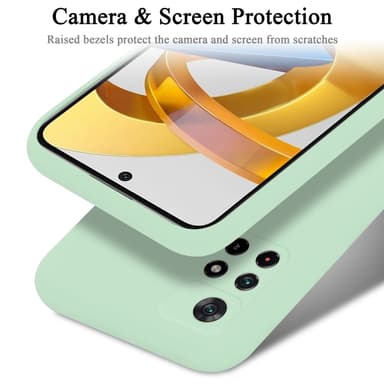 Xiaomi POCO M4 PRO 5G silikondeksel case (grønn)