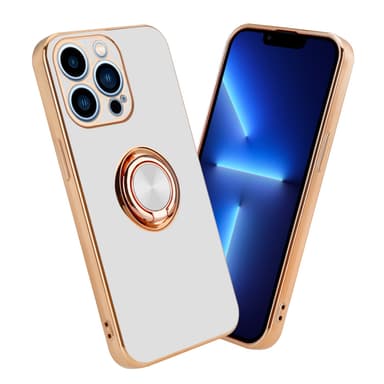 iPhone 13 PRO silikondeksel case (hvit)