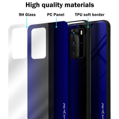 Huawei P40 PRO / P40 PRO+ Deksel Case Cover (lilla)