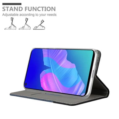 Huawei P40 LITE E lommebokdeksel etui (blå)