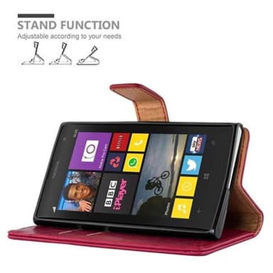 Nokia Lumia 1020 lommebokdeksel etui (rød)