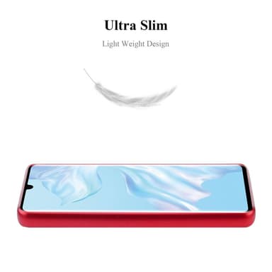 Deksel Huawei P30 PRO Case Cover (rød)