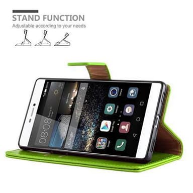Huawei P8 lommebokdeksel etui (grønn)