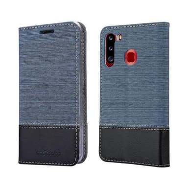 Samsung Galaxy A21 lommebokdeksel etui (blå)