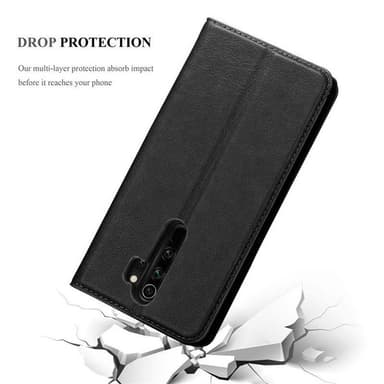 Xiaomi RedMi NOTE 8 PRO lommebokdeksel case (svart)