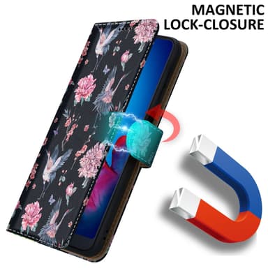 Huawei P20 lommebokdeksel etui (svart)
