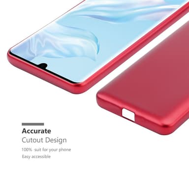 Deksel Huawei P30 PRO Case Cover (rød)