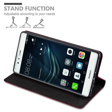 Huawei P9 lommebokdeksel case (rød)