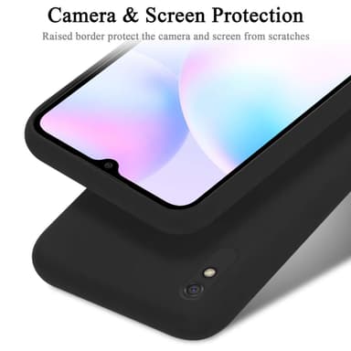 Xiaomi RedMi 9A / RedMi 9AT silikondeksel case (Svart)