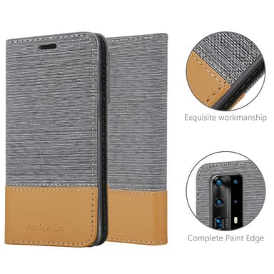 Huawei P40 PRO / P40 PRO+ lommebokdeksel etui (grå)