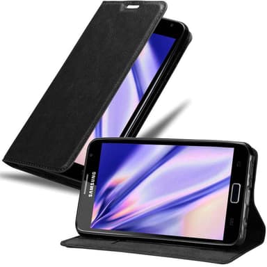 Samsung Galaxy NOTE 1 lommebokdeksel case (svart)