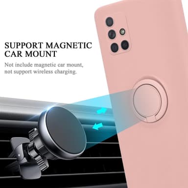 Deksel Samsung Galaxy A51 4G / M40s Ring Case (rosa)