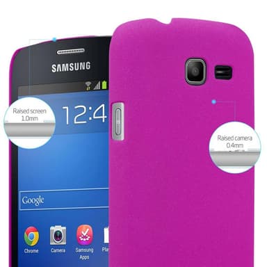 Samsung Galaxy TREND LITE Hardt Deksel Cover (rosa)