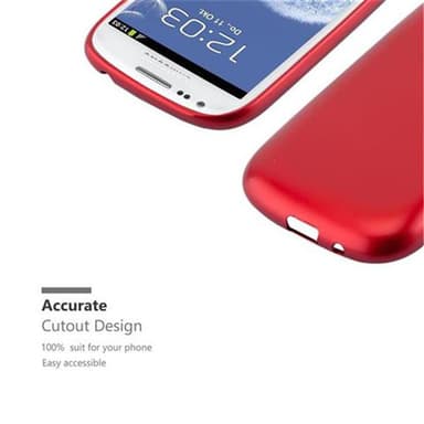 Deksel Samsung Galaxy S3 MINI Case Cover (rød)