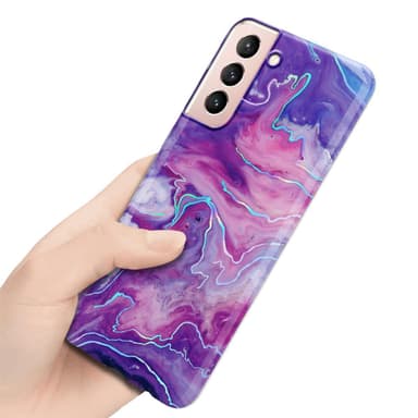 Samsung Galaxy S21 5G lommebokdeksel etui (lilla)