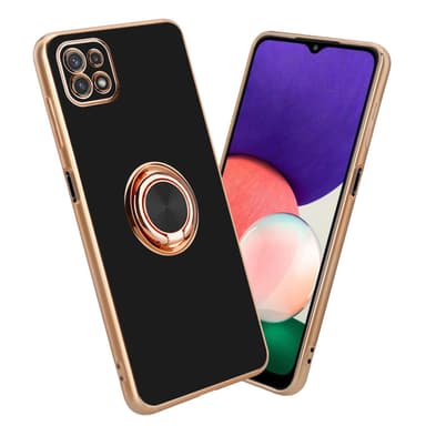 Samsung Galaxy A22 5G silikondeksel case (svart)