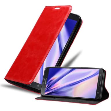Samsung Galaxy MEGA 6.3 lommebokdeksel case (rød)