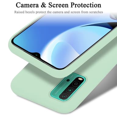 Xiaomi RedMi 9T / POCO M3 silikondeksel case (grønn)
