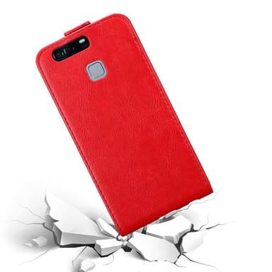 Huawei P9 PLUS deksel flip cover (rød)