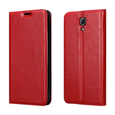 Samsung Galaxy MEGA 6.3 lommebokdeksel case (rød)