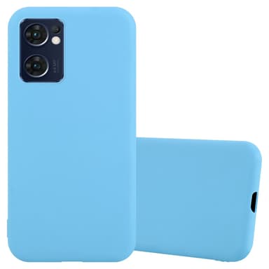 Deksel Oppo FIND X5 LITE / Reno7 5G Silikon cover (blå)