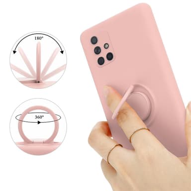 Deksel Samsung Galaxy A51 4G / M40s Ring Case (rosa)