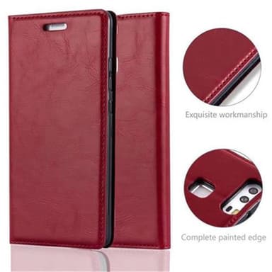 Huawei P9 lommebokdeksel case (rød)