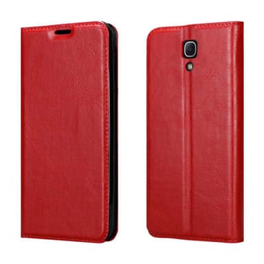 Samsung Galaxy MEGA 6.3 lommebokdeksel case (rød)
