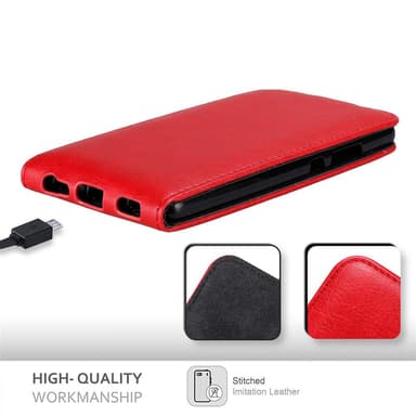 Huawei P9 PLUS deksel flip cover (rød)