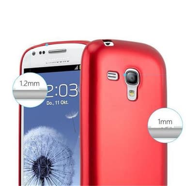Deksel Samsung Galaxy S3 MINI Case Cover (rød)