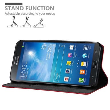 Samsung Galaxy MEGA 6.3 lommebokdeksel case (rød)