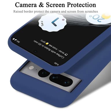 Google PIXEL 7 PRO silikondeksel case (Blå)